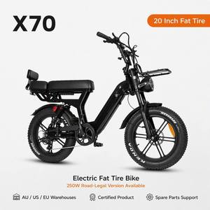 VOMO X70 Lady E-<b>Bike</b> Off-Road Hybrid <b>Electric</b> Mountain <b>Bike</b> 20Inch Lithium Battery EU Warehouse Fatbike X70 <b>Electric</b> Road - Product Image 1