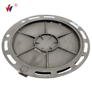 연성 철 EN124 B125 블랙 구두약 맨홀 커버 유럽 시장 잘 커버 맞춤형 그래픽 페인팅 라운드 커버 - Product Image 4