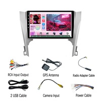 Lecteur DVD de voiture Android avec écran IPS 9 pouces 2 Din, GPS WIFI, Qualcomm Snapdragon, pour Toyota Camry 7 XV 50 55 2011-2017