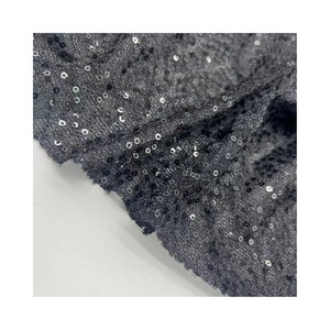 120gsm Malla Lentejuelas Bordado Tela Precio de fábrica Barato para el vestido de lentejuelas y chaqueta de lentejuelas - Product Image 1