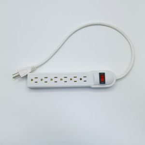 Multiprise de type américain de haute qualité avec <span class=keywords><strong>6</strong></span> prises pour rallonge d'appareils ménagers et de bureau - Product Image 4