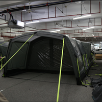 Grande tente gonflable imperméable pour 5-6 personnes, grande tente familiale/auvent