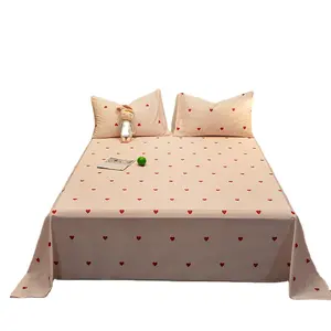 Factory direct wholesale bedsheets set 100% cotton fashion beautiful various patterns bedsheet Hot Sale Super Soft bedsheets