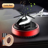 Ornement de voiture hélicoptère rotatif à énergie solaire, diffuseur d'aromathérapie créatif pour console centrale, accessoires masculins, encens