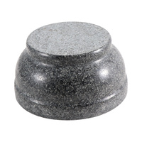 Mortier et pilon en pierre de granit naturel pour herbes, épices, graines médicinales, vente en gros