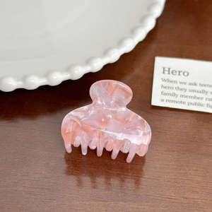 Jepit Rambut Vintage Yuxi Custom, Jepit Rambut Bentuk Hiu dari Asetat untuk Wanita, Ukuran Kecil 4cm, Aksesoris Rambut Lucu untuk Anak Perempuan dan Wanita - Product Image 6