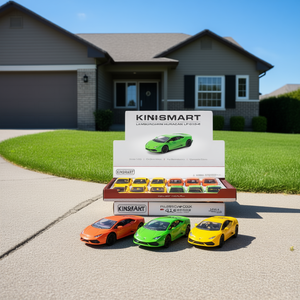 รถโมเดล Kinsmart Lamborghini Huracan LP 610 4 ไดแคสต์ ขนาด 1:36 ของเล่นรถแบบดึงถอยหลัง ชุดสะสม - Product Image 3
