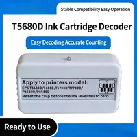 Reseteador de Chip para Cartuchos de Tinta Epson T5680D T5780D T7780D T7680D P6580DE P8580D para Impresoras de Formato Ancho (1 Unidad)