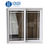 Ventanas Corredizas de Alta Calidad HONOR PSW80 con Marco de UPVC, Doble Vidrio Templado, Resistentes a Huracanes e Insonorizadas