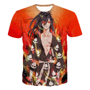 Camisetas divertidas de talla grande para hombre, camisa con estampado 3D de <span class=keywords><strong>Anime</strong></span> japonés, informal, de verano, Harajuku, Hip Hop - Product Image 2