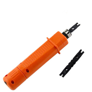 Outil de sertissage Fangbei Network, type 110, couteau à sertir pour câblage de panneau de brassage, poignée en plastique texturé - Product Image 1