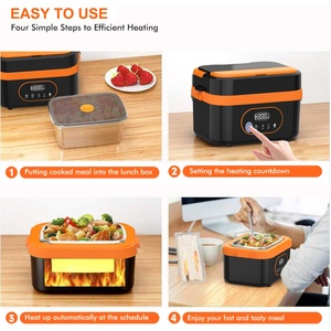 Self-heating Portable Wireless 30000mAh Heated Lunch Box 1.5L Capacity Stainless Steel Inner Pot for Company Employee Gifts - Product Image 5