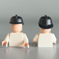 110 pièces de blocs de construction en plastique à petites particules avec chapeaux, y compris des chapeaux de pompier - DIY Unisexe