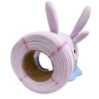 Filament d'impression 3D PLA mat violet clair à haute compatibilité et faible tendance à la torsion pour un modèle fini magnifique