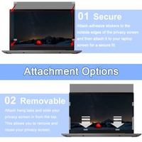 Filtre d'écran anti-reflet amovible bidirectionnel 14 pouces 16:9, protection d'écran anti-espion pour ordinateur portable Lenovo 14 pouces