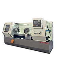 Tour CNC de précision CK6163, portée de 630 mm au-dessus du lit, pour l'usinage d'arbres et de disques