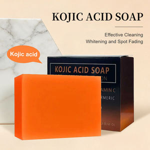 Jabón de Ácido Kójico y Cúrcuma, Muestra Gratis, Blanqueador, Aclarante, Tratamiento para el Acné, Jabón Facial en Barra, Hecho a Mano - Product Image 2