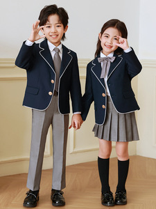 Uniformes de Escuela Internacional primaria para jardín de infantes, uniforme escolar británico, chaqueta, nuevo modelo, el mejor diseño de uniforme escolar - Product Image 4
