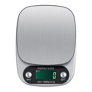 Hot bán <span class=keywords><strong>5kg</strong></span> Công suất thép không gỉ điện tử nhà bếp quy mô <span class=keywords><strong>5kg</strong></span> 1g bộ phận kỹ thuật số có trọng lượng pin Powered 10kg tối đa - Product Image 1