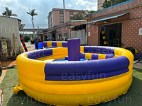 Balayeuse gonflable Wipeout à usage commercial, certifiée CE, haute capacité de charge, stable, avec structure de verrouillage à vis complète