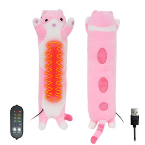 Morbido Cuscino Peluche a Forma di Gatto Grande Abbraccio, Bambola Riscaldante con Gambe Lunghe, Compagno di Sonno, Imbottito in Cotone PP, Giocattolo in Peluche per Bambini - Product Image 4