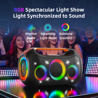 Altavoz Bluetooth Zealot ZE51 de 300W con Batería de 48000mAh, Iluminación LED RGB, Compatible con Teléfonos Móviles