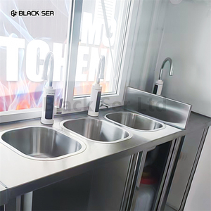 New 7m Stainless Steel Food Truck Trailer with Full Kitchen Bathroom <strong>BBQ</strong> Grill Insulated Compartments &amp; GPS Tracking - Product Image 5