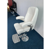 Chaise de capitaine marin pour bateau Sièges de bateau en cuir PU de qualité marine à dossier haut de couleur personnalisée