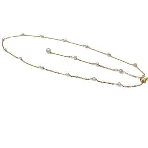 Collier en perles d'eau douce Akoya naturelles S925, chaîne ciel étoilé féerique, 3-4 perles, extrêmement brillant, sans défaut - Product Image 5