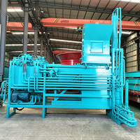 Presse à balles carrée hydraulique automatique Fuyuan, 2 cylindres, compresseur de paille de maïs, presse à balles pour ensilage, 120-240 sacs/h, haute pression