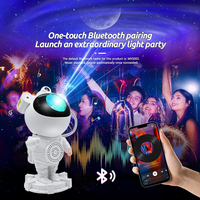 Projecteur d'étoiles et d'effets galactiques Aurora en ABS moderne, veilleuse LED pour décoration d'ambiance de chambre et haut-parleur, vente en gros