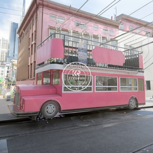 2025 Remolque de comida callejera móvil para vender café Van Catering Cart Hamburguesas Patatas fritas Helado BBQ Bus Camión de comida eléctrico móvil - Product Image 1