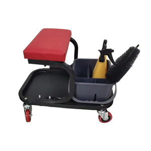 Tabouret de réparation automobile multifonctionnel de type C avec roues universelles, épaissi et poli, pour ateliers de réparation automobile - Product Image 3