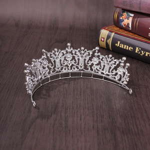 NianCan - Corona <span class=keywords><strong>de</strong></span> Princesa <span class=keywords><strong>de</strong></span> Lujo, Corona <span class=keywords><strong>de</strong></span> Aleación con Cuentas <span class=keywords><strong>de</strong></span> Cristal, Corona <span class=keywords><strong>de</strong></span> Novia, Regalos para Bodas, Día <span class=keywords><strong>de</strong></span> <span class=keywords><strong>la</strong></span> Madre - Product Image 5