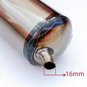 Offre Spéciale Échappement de Haute Qualité en Acier Inoxydable pour Moto Dio 50cc à 90cc Système d'Échappement 28mm Tuyau d'Échappement Silencieux - Product Image 3