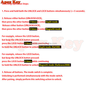 Llave de control remoto para coche ID46 de 2/3 botones y 433Mhz para Fiat 500, 500L, MPV, Ducato, Citroën Jumper, Peugeot Boxer 2008-2015 - Product Image 2