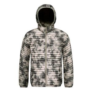 פרח שזיף נמר חדש פרח שזיף כותנה מגזוז צלב גבול ברדס מעיל ספורט מפעל מכירה ישירה לגברים - Product Image 6