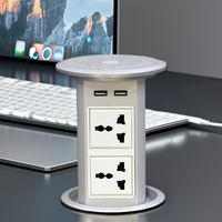 Fynova Design moderne Ascenseur électrique intelligent Armoire de bureau de cuisine Réseau NFC Prise d'extension automatique Pop-Up
