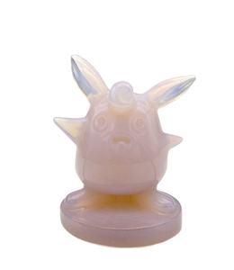 Venta al por mayor de curación Natural de piedra de cristal tallado animales de dibujos animados tallas pokeman Squirtle lapras - Product Image 3