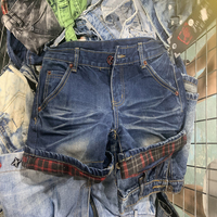 Shorts en jean/denim d'occasion pour femmes, haute qualité, été, marques mixtes CN/GUA, balles Ukay, vente en gros, stock mixte de qualité