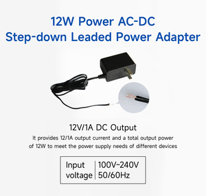 EBYTE GQ12-120100-HU 2W 50/60Hz AC-<b>DC</b> Low-<b>power</b> Lead-type <b>Power</b> Adapter - Product Image 5