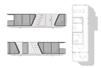 Villa préfabriquée mobile écologique et anticorrosion pour les stations balnéaires tropicales et les séjours de vacances en bord de mer