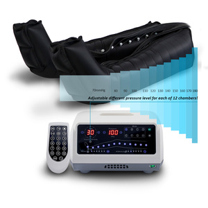 Equipo de Presoterapia Profesional para Uso Doméstico, Máquina de Masaje de Drenaje Linfático, Terapia de Compresión de Aire de 12 Cámaras, Masajeador de Piernas - Product Image 1