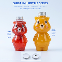 Bouteilles en plastique personnalisées pour jus, type canette de soda, avec bouchon, 250 ml et 500 ml, les plus vendues pour Noël
