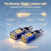 Mini ampoule LED T15-2016-24SMD pour feux de recul, carte PCB bleue, Canbus sans erreur, blanc 6000K, 921 W16W, éclairage de recul pour voiture