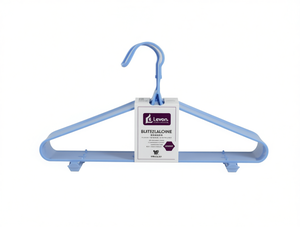 Perchas de Plástico Levon, 8 Piezas, Rectangulares, Antideslizantes, Ligeras, para Guardar Ropa en el Armario - Product Image 1