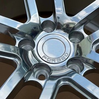 Jantes en alliage forgé à la mode, couleur argent, 18 pouces, 19 pouces, 20 pouces, finition polie, pour voitures Lamborghini Audi