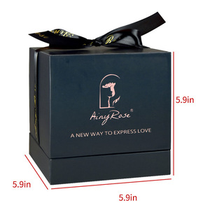 AYOYO OEM fiori conservati rosa colorati copertura in vetro amore 2025 regalo per la festa della mamma dell'amante - Product Image 5