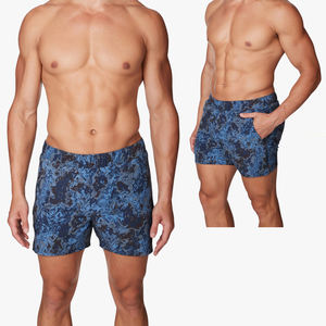 Ropa de calle de verano personalizada, pantalones cortos deportivos informales con cintura elástica para hombre de 3 pulgadas, pantalones cortos para correr de Color, pantalones cortos de gimnasio para hombre de camuflaje - Product Image 1