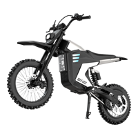Moto électrique tout-terrain pour adultes 1500W à moteur central 48V 27Ah, roues F14 R12 pouces, 60km/h, autonomie 40km, cyclomoteur électrique, vente en gros
